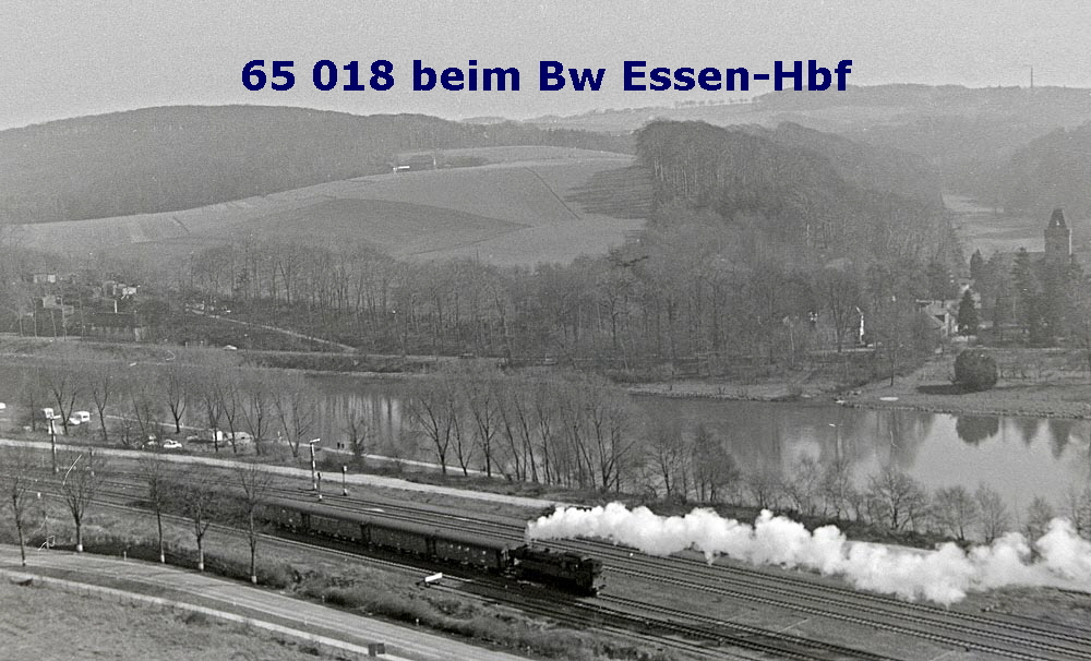 65 018 beim Bw Essen-Hbf