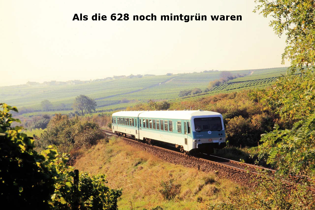 Als die 628 noch mintgrn waren