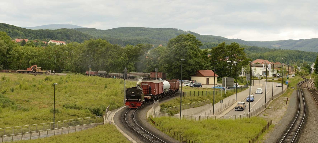 99 6101 mit G89124 in Wernigerode am 10.06.2012 - Fotograf: Klaus D. Holzborn